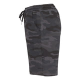 Independent Trading Co. - Midweight Fleece Shorts - IND20SRT - Black Camo