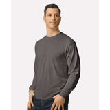 Gildan - Unisex Heavy Cotton™ Long Sleeve T-Shirt - 5400 - Charcoal