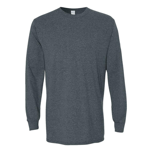 Gildan - Unisex Heavy Cotton™ Long Sleeve T-Shirt - 5400 - Dark Heather