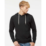 Independent Trading Co. - Icon Lightweight Loopback Terry Hooded Sweatshirt - SS1000 - Black