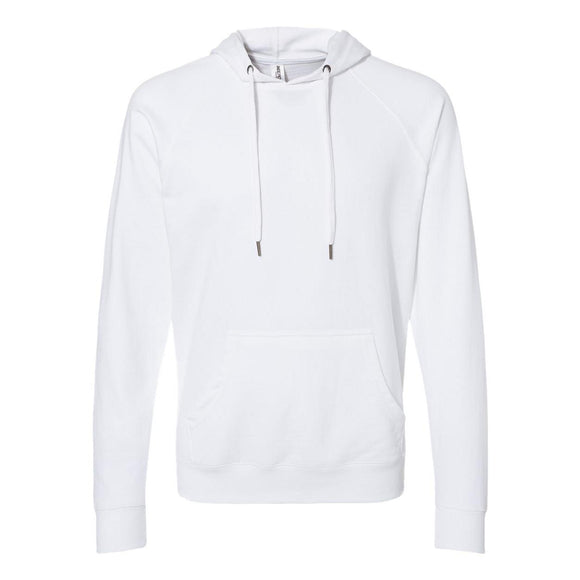 Independent Trading Co. - Icon Lightweight Loopback Terry Hooded Sweatshirt - SS1000 - White