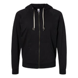 Independent Trading Co. - Icon Lightweight Loopback Terry Full-Zip Hooded Sweatshirt - SS1000Z - Black