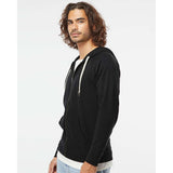 Independent Trading Co. - Icon Lightweight Loopback Terry Full-Zip Hooded Sweatshirt - SS1000Z - Black