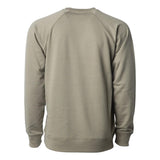 SS1000C Independent Trading Co. Icon Lightweight Loopback Terry Crewneck Sweatshirt Olive