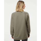 SS1000C Independent Trading Co. Icon Lightweight Loopback Terry Crewneck Sweatshirt Olive