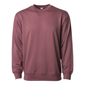 Independent Trading Co. - Icon Lightweight Loopback Terry Crewneck Sweatshirt - SS1000C - Port