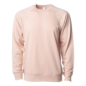 Independent Trading Co. - Icon Lightweight Loopback Terry Crewneck Sweatshirt - SS1000C - Rose