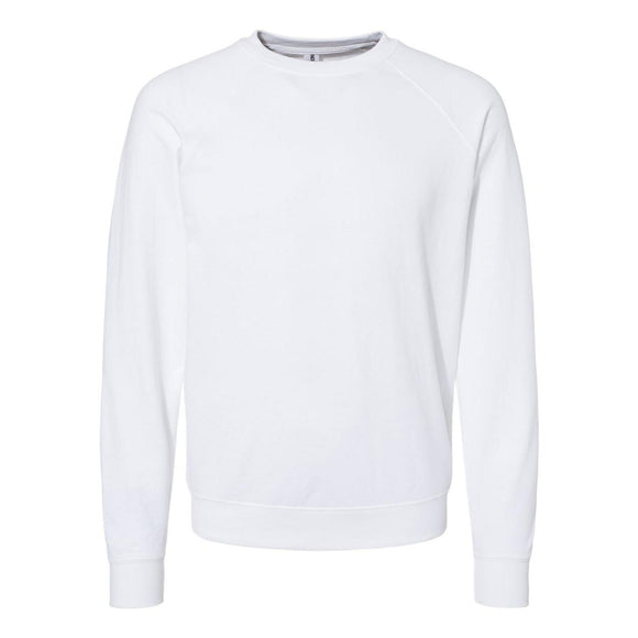 Independent Trading Co. - Icon Lightweight Loopback Terry Crewneck Sweatshirt - SS1000C - White