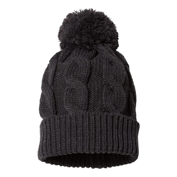 Richardson - Chunk Twist Cuffed Beanie - 141R - Heather Charcoal