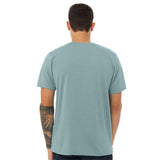 BELLA + CANVAS - CVC Jersey Tee - 3001CVC - Heather Blue Lagoon