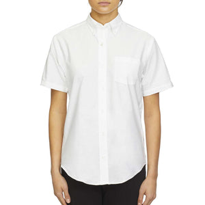 Van Heusen - Women's Oxford Short Sleeve Shirt - 18CV301 - White