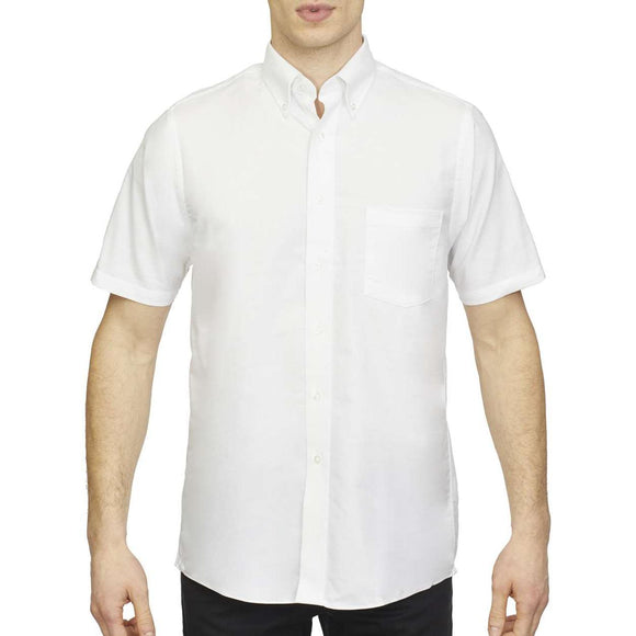 Van Heusen - Oxford Short Sleeve Shirt - 18CV314 - White