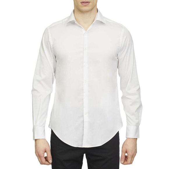 Van Heusen - Slim-Fit Twill Shirt - 18CV316 - White