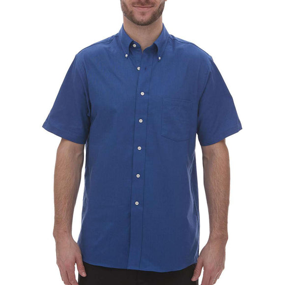 Van Heusen - Oxford Short Sleeve Shirt - 18CV042 - English Blue