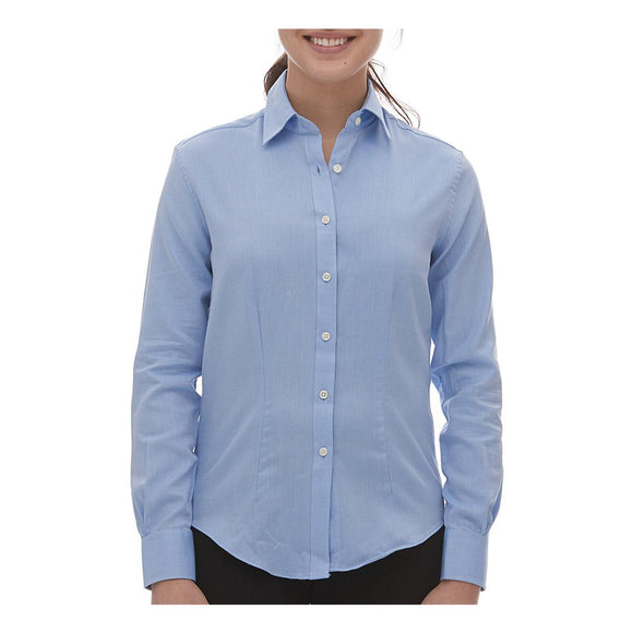 Van Heusen - Women's Performance Twill Shirt - 18CV397 - Blue