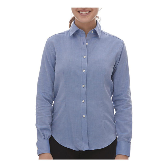 Van Heusen - Women's Performance Twill Shirt - 18CV397 - Blue Ocean