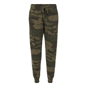 Independent Trading Co. - Women's California Wave Wash Sweatpants - PRM20PNT - Forest Camo Heather