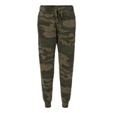 Independent Trading Co. - Women's California Wave Wash Sweatpants - PRM20PNT - Forest Camo Heather