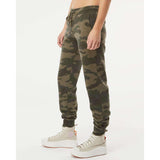 Independent Trading Co. - Women's California Wave Wash Sweatpants - PRM20PNT - Forest Camo Heather