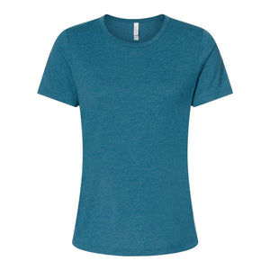 BELLA + CANVAS - Women’s Relaxed Fit Heather CVC Tee - 6400CVC - Heather Deep Teal