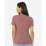 BELLA + CANVAS - Women’s Relaxed Fit Heather CVC Tee - 6400CVC - Heather Mauve