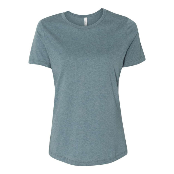 BELLA + CANVAS - Women’s Relaxed Fit Heather CVC Tee - 6400CVC - Heather Slate