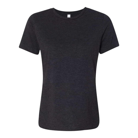 BELLA + CANVAS - Women’s Relaxed Fit Triblend Tee - 6413 - Charcoal Black Triblend