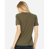 BELLA + CANVAS - Women’s Relaxed Fit Triblend Tee - 6413 - Olive Triblend