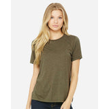 BELLA + CANVAS - Women’s Relaxed Fit Triblend Tee - 6413 - Olive Triblend