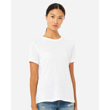 BELLA + CANVAS - Women’s Relaxed Fit Triblend Tee - 6413 - Solid White Triblend