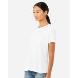 BELLA + CANVAS - Women’s Relaxed Fit Triblend Tee - 6413 - Solid White Triblend