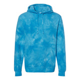 Independent Trading Co. - Midweight Tie-Dyed Hooded Sweatshirt - PRM4500TD - Tie Dye Aqua Blue