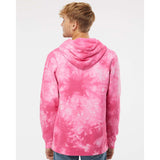 Independent Trading Co. - Midweight Tie-Dyed Hooded Sweatshirt - PRM4500TD - Tie Dye Pink