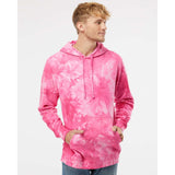 Independent Trading Co. - Midweight Tie-Dyed Hooded Sweatshirt - PRM4500TD - Tie Dye Pink