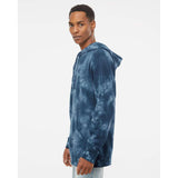 Independent Trading Co. - Midweight Tie-Dyed Hooded Sweatshirt - PRM4500TD - Tie Dye Navy