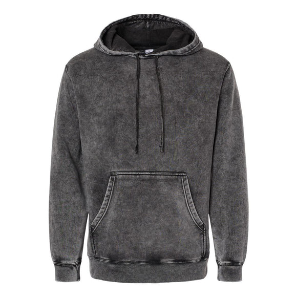 Independent Trading Co. - Midweight Mineral Wash Hooded Sweatshirt - PRM4500MW - Black