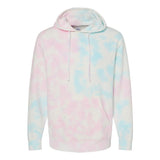 Independent Trading Co. - Midweight Tie-Dyed Hooded Sweatshirt - PRM4500TD - Tie Dye Cotton Candy