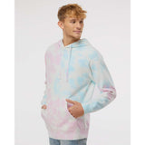 Independent Trading Co. - Midweight Tie-Dyed Hooded Sweatshirt - PRM4500TD - Tie Dye Cotton Candy