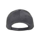 YP Classics - CVC Snapback Cap - 6389 - Dark Heather Grey