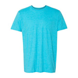 980 Gildan Softstyle® Lightweight T-Shirt Heather Caribbean Blue