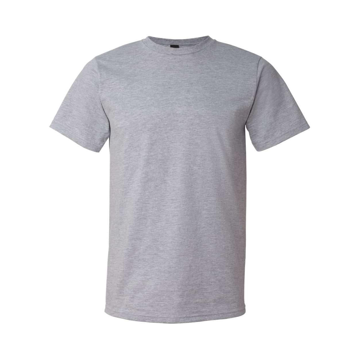 980 Gildan Softstyle® Lightweight T-Shirt Heather Grey – Detail