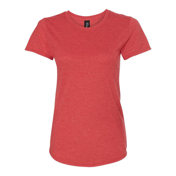 6750L Gildan Softstyle® Women’s Triblend T-Shirt Heather Red