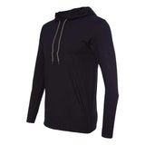 987 Gildan Softstyle® Lightweight Hooded Long Sleeve T-Shirt Black/ Dark Grey