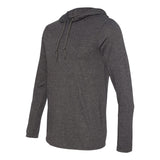 987 Gildan Softstyle® Lightweight Hooded Long Sleeve T-Shirt Dark Heather/ Dark Grey