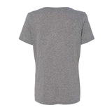 6415 BELLA + CANVAS Women's Relaxed Triblend Short Sleeve V-Neck Tee Grey Triblend