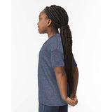 64000B Gildan Softstyle® Youth T-Shirt Heather Navy