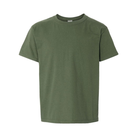 64000B Gildan Softstyle® Youth T-Shirt Military Green