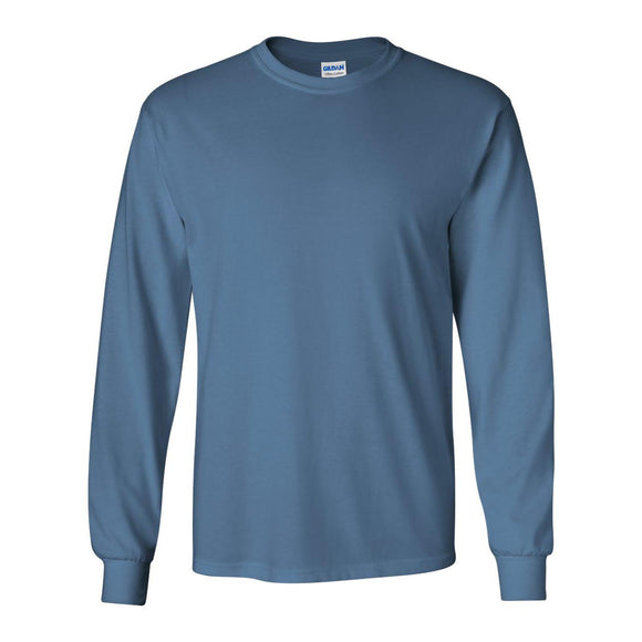 2400 Gildan Ultra Cotton® Long Sleeve T-Shirt Indigo Blue