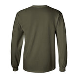 2400 Gildan Ultra Cotton® Long Sleeve T-Shirt Military Green