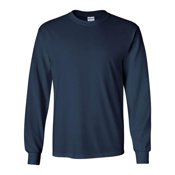 2400 Gildan Ultra Cotton® Long Sleeve T-Shirt Navy